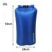 Shengshi Dry Bag 30D Nylon Diamond Grid Ultralight Drifting Swimming Debris Clothes Sleeping Bag Storage Bag Waterproof Bag Swimming Bag Blue 20L