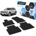 CLIM ART WaterTrap Custom Fit Floor Mats for Volkswagen Tiguan 2018-2021 1&2 Row Car Mats Floor Liner All-Weather Car Accessories Man&Woman Black/Black - FL011418045