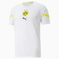 Puma X First Mile BVB Borussia Dortmund Soccer Prematch Men s Jersey - White/Yellow S