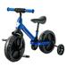 Costway 4-in-1 Kids Training Bike Toddler Tricycle w/ Training Wheels & Pedals Blue