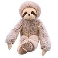 Nokiwiqis Cartoon Sloth Plush Toy Ultra Soft Stuffed Animal Plush Toy Cute Hugging Plush Pet for Kids Room Decoration