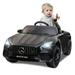 iYofe Kids Electric Vehicles for 2-4 Years Old 12V Battery Powered Ride on Car with Remote Control Front and Rear Lights USB Music 3 Speeds Ride on Toys for Boys Girls Christmas Gift Black