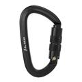 AL-NASR 10KN/ 16KN Locking Gate Carabiner Certified Auto Lock Carabiner Outdoor D-ring Buckle Climbing Canyoning Hammock Locking Clip