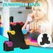 BadyminCSL Dumbbell Rack Stand 3 Tier Dumbbells Hand Weights Sets Holds 30 Pounds