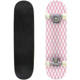 checkered background with design elements Outdoor Skateboard Longboards 31 x8 Pro Complete Skate Board Cruiser