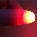 Toys Led Finger Light Rings Glow Magic Finger Flashing Close Up Finger Trick Plastic