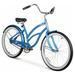 Hyper Bicycles Women s 26 Beach Cruiser Bike for Adults Metallic Blue