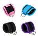 Prettyui 1 Piece Sport Ankle Straps Padded D-ring Ankle Cuffs for Gym Workouts Cable Machines Leg Exercises Adjustable Ankle Support