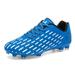 Men s Comfortable Athletic Soccer Cleats Natural Turf Outdoor Football Competition Light Weight with Soft touch Cleats Sneaker Shoes Bright Color for Men Blue 39