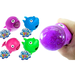 JA-RU Glitter Squeeze Ball Squishy Sea Pals Stress Ball 4 Units Assorted Sea Animals Stretchy DNA Balls Stress Relief Fidget Ball Pack Toy for Kids & Adults Anxiety Autism & Therapy Party Favor 4006-4