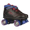 Chicago Boys Quad Roller Skates Black/Red/Blue Sidewalk Skates Size 3