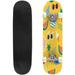 Colorful seamless summer pattern with hand drawn beach elements such Outdoor Skateboard Longboards 31 x8 Pro Complete Skate Board Cruiser