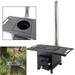 TABODD Wood Stove for Hot Tents Wood Burning Stove with Chimney Pipes for Tents Shelter Outdoor Portable Camping Stove for Heating and Cooking Includes Gloves