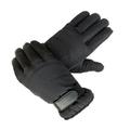 TureClos 1 Pair Winter Warm Gloves Phone Touch Screen Waterproof Windproof Gloves Adjustable Wrist Band Black