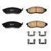 Front Brake Pad Set - Compatible with 2011 - 2012 INFINITI G25
