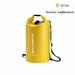 ROCKBROS 20 Dry Bag Backpack Waterproof Beach Bag with Carrying Straps Fishing Swimming Camping Yellow
