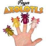 FINGER AXOLOTLS 4 Piece Finger Puppet Set - Archie McPhee