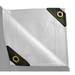 UST Inc. 7 x 10 Heavy Duty Canopy Tarp - White