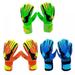 3 Pairs Goalie Gloves Latex Goalkeeper Gloves Finger Guard Shrapnel double-layer wristband Protection for Kids Youth & Size 10/9/8