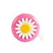 Bicycle Bell Alarming Bike Ring Flower Shape Decorative Bike Handlebar Bell Pink and White