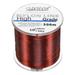 Uxcell 547Yard 16Lb Fluorocarbon Coated Monofilament Nylon Fishing Line Wine Red