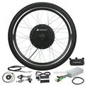 Voilamart 26 In. Electric Bicycle Motor Conversion Kit Full eBike Front Wheel Hub Kits 48V 1000W