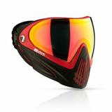 DYE I4 Pro Thermal Paintball Goggles - Meltdown Black/Red