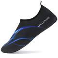 FUTATA Fashion Water Shoes For Womens Mens Barefoot Skin Shoes Dive Surf Swim Beach Shoes Aqua Water Socks Unisex Up Size10