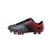 UKAP Kids Soccer Cleats Mens Athletic Outdoor Indoor Comfortable Soccer Shoes Boys Football Student Cleats Sneaker Shoes High Gripping Power 27017 Black Red Long Nails 9.5