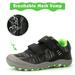 Mishansha Kids Sneakers Boys Girls Hiking Shoes Lightweight Velcro Tennis Shoes Toddler Running Walking Gym Black 1 little_kid