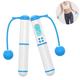 Jump Rope Digital Weighted Ropeless skipping Rope Adjustable Cordless Jumping Rope for Home Fitness Exercise Training for Women Men