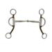 AJ Tack Horse Reiner Training Bit Short Shank Sweet Iron Snaffle with Copper Inlay