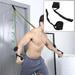 LeKY Home Fitness Elastic Exercise Training Strap Resistance Band Over Door Anchor