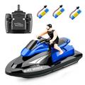 809 RC Motorboat RC Boat High Speed Remote Control Boat for Pools Lakes 2.4Ghz Waterproof for Boys and Girls