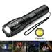 LED 1200 Lumens Flashlight LED Tactical Flashlight - High Lumen 5 Modes Zoomable Water Resistant Handheld Light