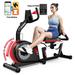 Pooboo Recumbent Exercise Bike Stationary Belt Drive Indoor Cycling Bikes for Home Cardio Workout Training 380lb