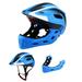 Lixada Kids Detachable Full Face Bike Helmet Breathable Ultralight Cycling Sports Safety Helmet for Skateboard Roller Skating