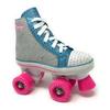 Chicago Skates Girls Quad Glitter Roller Skates with Lights â€“ Size 1