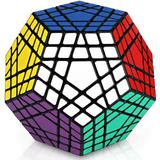 Ganowo Megaminx Speed Cube Gigaminx 5x5 Cubes Brain Teasers Games Magic Twist Puzzle Fidget Toys for Kids Adults Boys Teens 5x5 Megaminx Black