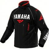 Yamaha 220-01414-29-13 Jacket Mens Octane Black/Red Large; 220014142913