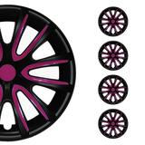 OMAC 16 Wheel Covers Hubcaps for Toyota Prius Black Matt Violet Matte