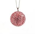 Car Rearview Mirror Pendant car Charm Bling Crystal Ball Ornament Hanging