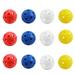 GSE Games & Sports Expert 12-Pack of Airflow Plastic Hollow Training Balls. Regular Size Practice Golf Balls for Home Backyards Indoor Simulators and Golf Range Practice Training Aids - Multi Color