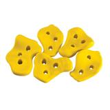 Gorilla Playsets Rock Climbing Wall Plastic Rocks - Yellow (5-Pack)