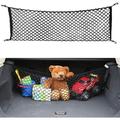 Walbest Cargo Net for SUV - Car Trunk Net Stretchable Truck Bed Cargo Net Trunk Organizer for Car - 27.5 x 27.5