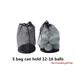 RONSHIN Sports Mesh Net Bag Black Nylon golf bags Golf Tennis 16/32/56 Ball Carrying Drawstring Pouch Storage bag