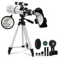 TOPVISION Telescope 70mm Telescopes for Adults & Kids 300mm Portable Refractor Telescope (15X-150X) with a Phone Adapter & Adjustable Tripod for Astronomy Beginners Gift for Kids