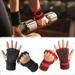 Spencer Fitness Half Finger Gloves Weight Lifting Workout Gym Training Wrist Wrap Strap Sports Exercise for Men Women (XL Black)