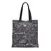 ASHLEIGH Canvas Bag Resuable Tote Grocery Shopping Bags Sport Life Sketch Doodles with Baseball Bat Glove Bowling Hockey Tennis Race Tote Bag