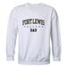 W Republic 562-437-WHT-03 Men Fort Lewis College Dad Crewneck Fleece White - Large